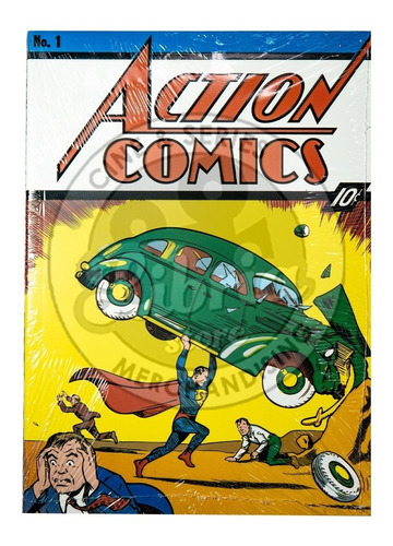 Cuaderno Superman A5 Tapa Blanda - Dc Oficial Action Comics