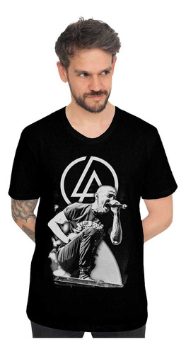 Chester Bennington 758 Linkin Park Rock Polera Estampada Dtf