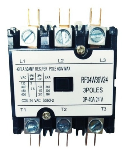 Contactor 3 Polos 40 Amperios 24 Voltios Nuevos Tienda