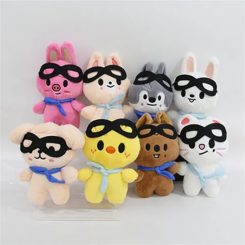 B- 8 Pcs-peluche Skzoo,peluche Hyunjin Stray Kids Regalos