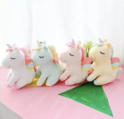 Peluche Importados De Excelente Calidad X1 Muchos Modelos X1 Unicornio Con Alas X1