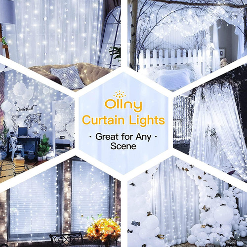 Lámpara De Cortina Led De Alambre De Cobre, 6 X 3 Metros, 60