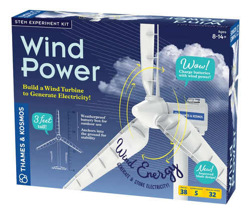 Thames & Kosmos Kit De Experimento Stem Wind Power V4.0 | C.