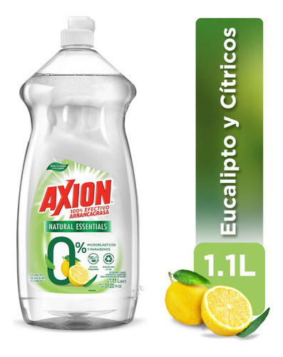 Lavatrastes Axion Natural Essentials Extracto de Eucalipto 1.1L
