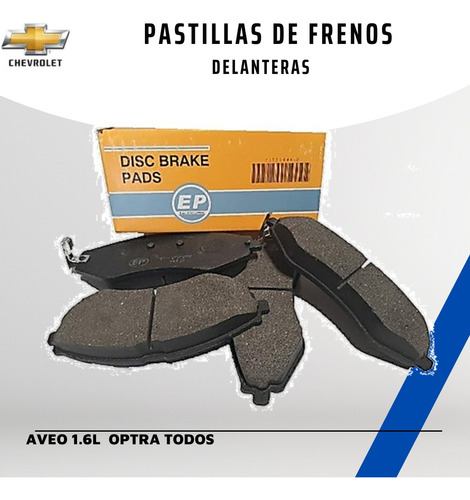 Pastillas De Frenos Delantera Aveo Optra (todos)