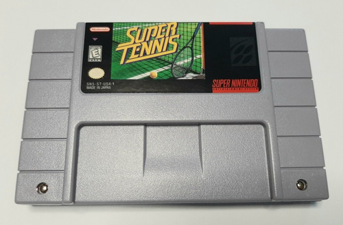 Imagen 1 de 5 de Juego Super Tennis De Super Nintendo Como Nuevo