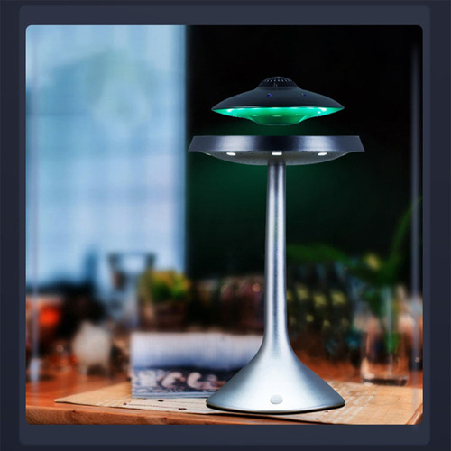 Bocina Flotante Bluetooth Genérica Plateada 5w Led