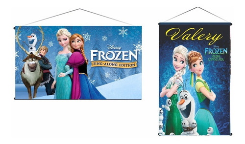 Frozen, Niños, Fiesta, Cumpleaños Pendón