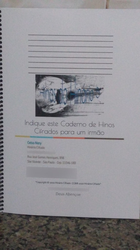 Cifra Hinário N5. Ccb