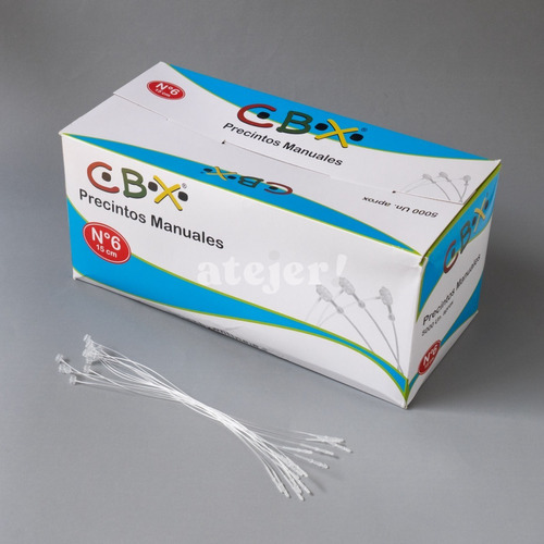 Precintos Manuales Cbx - N° 6 De 15 Cm X 5000 Unidades