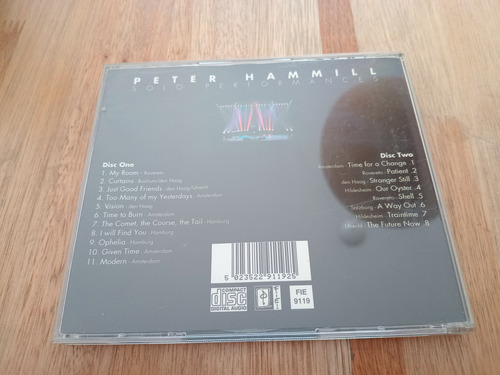 Peter Hammill Typical Cd Doble Estándar (Usado)
