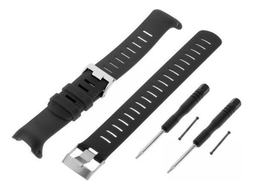 2 Silicone Strap Banda Substituir Para Suunto D4 / D4i Preto