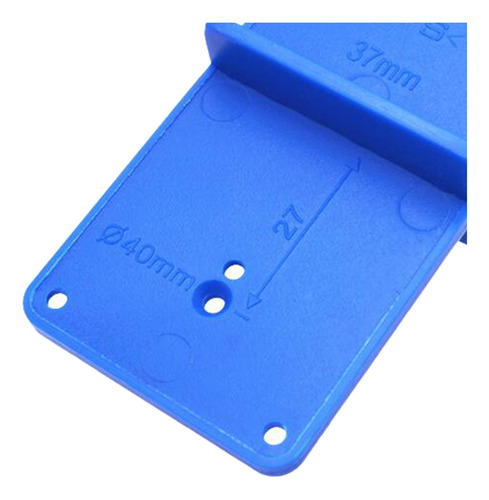 Bisagra Agujero Jig Guía Carril Cajón Guías Azul