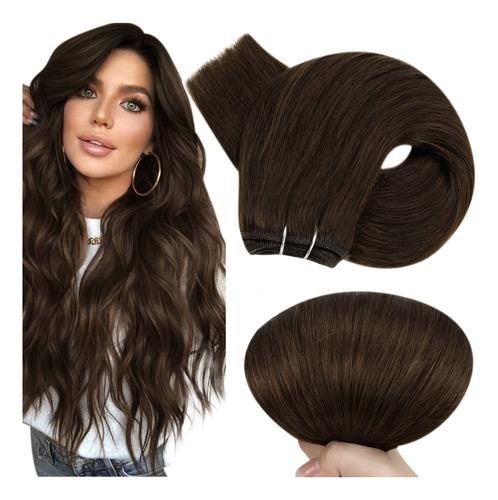 Hetto Extensiones De Cabello Humano Con Trama De Coser, Colo