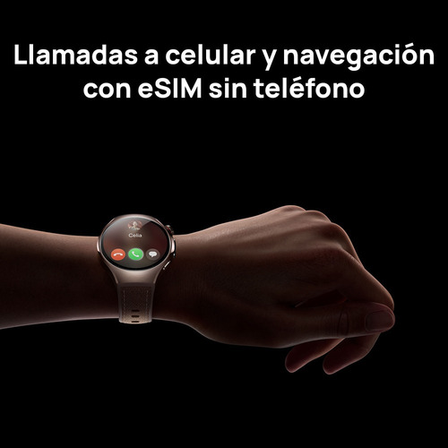 Huawei Watch 5 42mm, Smartwatch Con Esim & Gps Blanco Liso Blanco Negro