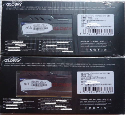 Imagem 2 de 6 de Memória Ram Ddr4 16gb (2x8gb) Gloway Gamer Pc4-24000 3000mhz