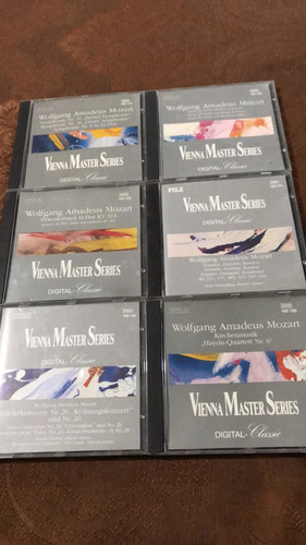 Colección 6 Cds Wolfang Amadeus Mozart.