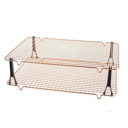 Rejilla Para Enfriar 2 Niveles Cobre 42 Cm Nordicware
