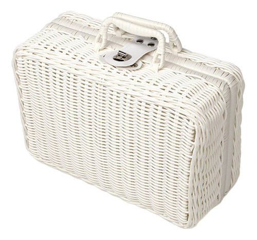 Cesta De Picnic, Organizador De Maleta De Mimbre De M