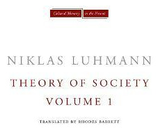 Libro Theory Of Society, Volume 1