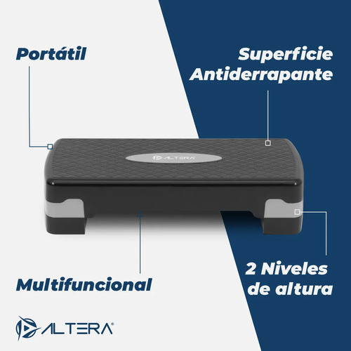 Banco Escalon De Ejercicio Step Rutinas Aerobics Ajustable