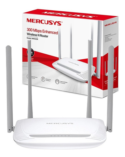 Router Wifi Mercusys Mw325r 300 Mbps 4 Antenas 5dbi