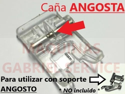 Base Pie Prensatela Para Bordar Transparente Caña Fina