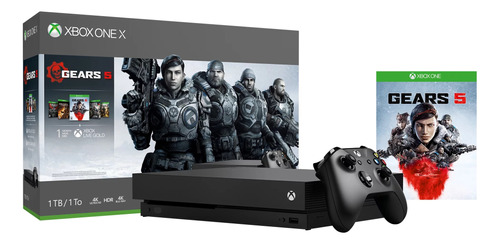 Microsoft Xbox One X 1TB Gears 5 Limited Edition Bundle color  negro 2019