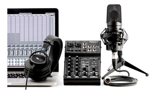 Mixer Interfaz Art Usb Mix 4 Canales Mic Line Inst