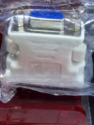 Adaptador Dvi+5 A Vga Para Tarjetas Graficas Y Monitores