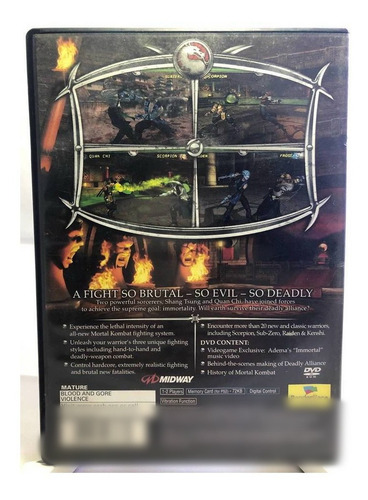 Mortal Kombat Deadly Alliance playstation 2 C (Usado)