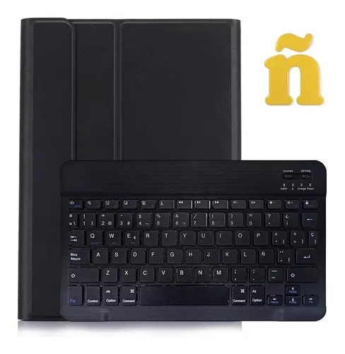 Funda Con Teclado Inalámbrico Bluetooth Para Tablet 10,1 - 10,8