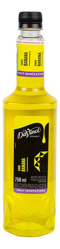 Xarope Para Drinks Banana Davinci 750ml