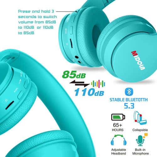 Auriculares Inalámbricos Bluetooth Para Niños Midola Volume