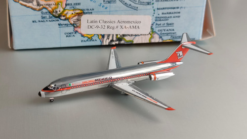 Aeromexico Douglas Dc9 32 Xa Ama Cancun 1:400 Aeroclassics 