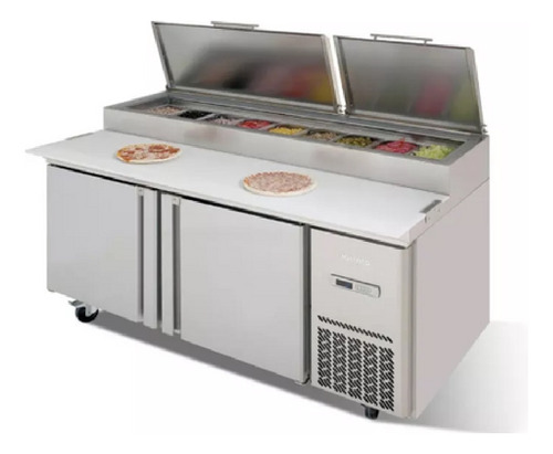 Infrico Mr67en Mesa Refrigerada Para Pizza 67  P/ 9 Insertos