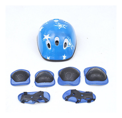 Juego De 7 Cascos Para Niños, Rodilleras, Coderas, Ciclismo