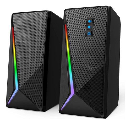 Altavoces De Computadora Rgb, Usb