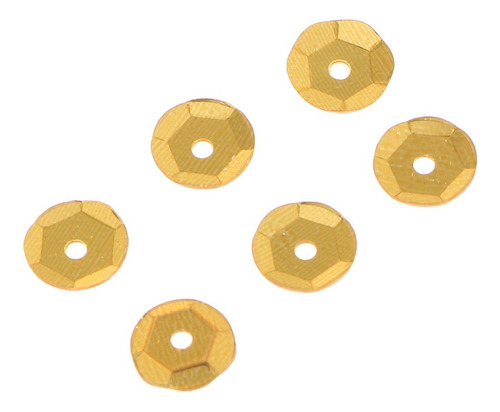 2x6mm Flores Copa Suelta Lentejuelas Paillettes Costura Boda