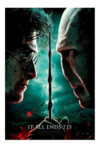 Oferta! Poster Original De Cine Harry Potter. Full Color.