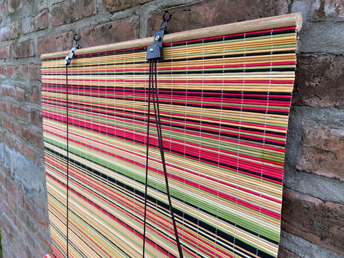 Cortina Bambu. Esterilla. Medida Para Ventana.