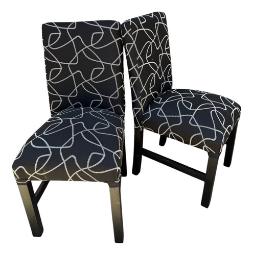 Mesa Cuadrada Reforzada+ 6 Sillas Vestidas En Chenille!