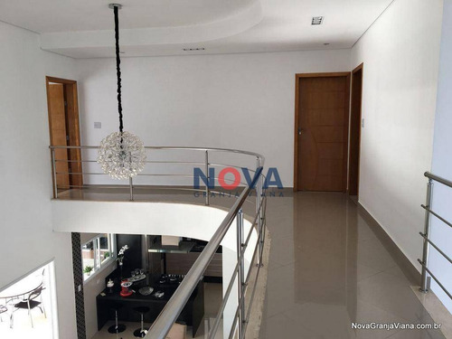 Imagem 22 de 30 de Casa Com 4 Dormitórios À Venda, 340 M² Por R$ 1.950.000,00 - Beverly Hills - Jandira/sp - Ca1789