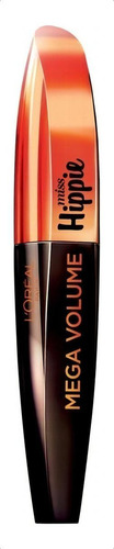 Máscara de pestañas L'Oréal Paris Mega Volume Miss Hippie 8.4ml color black