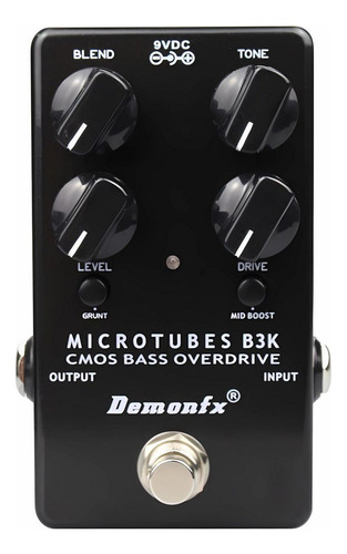 Pedal De Efecto Overdrive Bajo Demon Fx B3k Cu