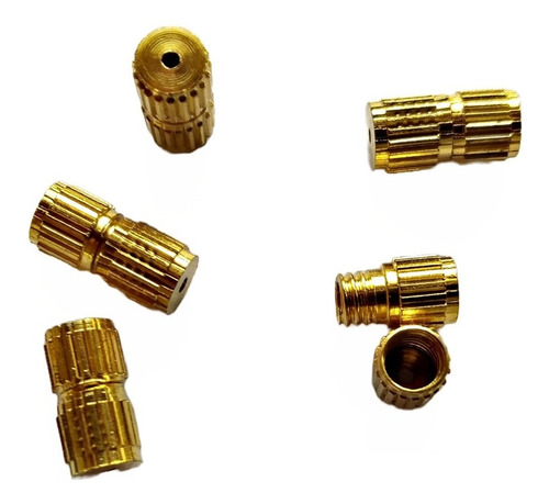 Fecho Rosca Terminal Dourado Pulseira Colares Bijuteria
