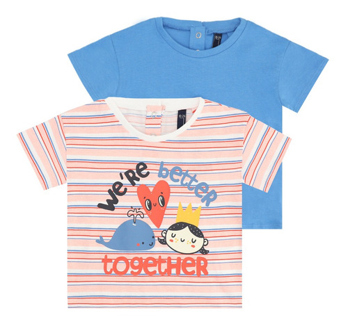 Pack De Playeras San Valentín De Bebé Niña C& A (1061794