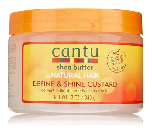 Cantu Curling Custard Gel Para Cabello Rizado Shea Butter For Natural Hair 340 Grs