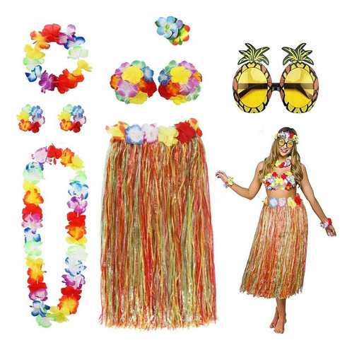 Hawaiian Dance Skirt Suit Accessories Clothing 6