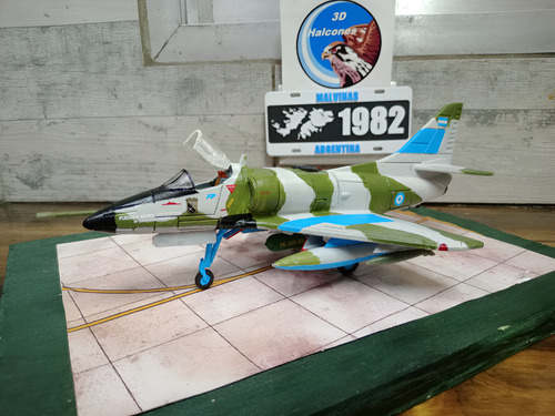 Maqueta De Avión Argentino A-4c Skyhawk Escala 1/48 Malvinas